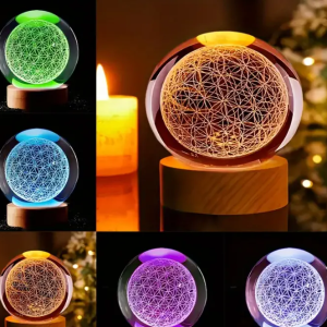 Boule Led Fleur de Vie