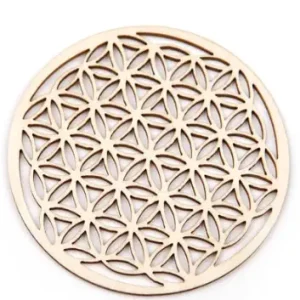 Plaque de Rechargement Fleur de Vie 10 cm