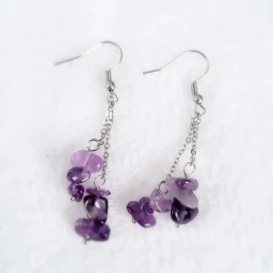 Boucles d&rsquo;oreilles « Sérénité » Améthyste