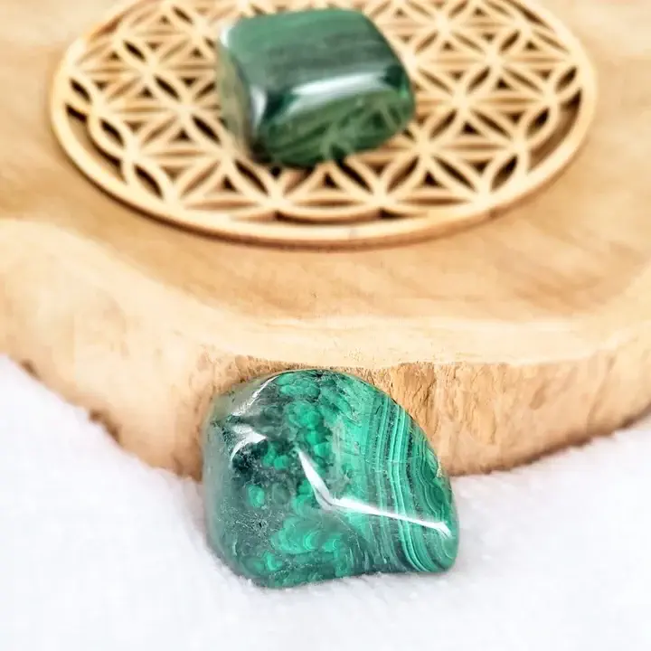 Pierre Roulée Malachite