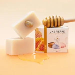 🍯 Savon Naturel à la Pierre Cachée – Miel