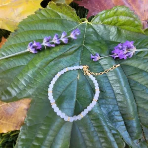Bracelet Quartz rose doré