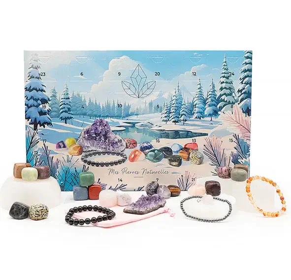 calendrier avent lithothérapie